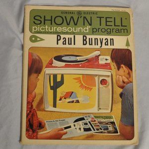 *CLOSE OUT* vintage Show N Tell picturesound 1964 Paul Bunyan (149w)
